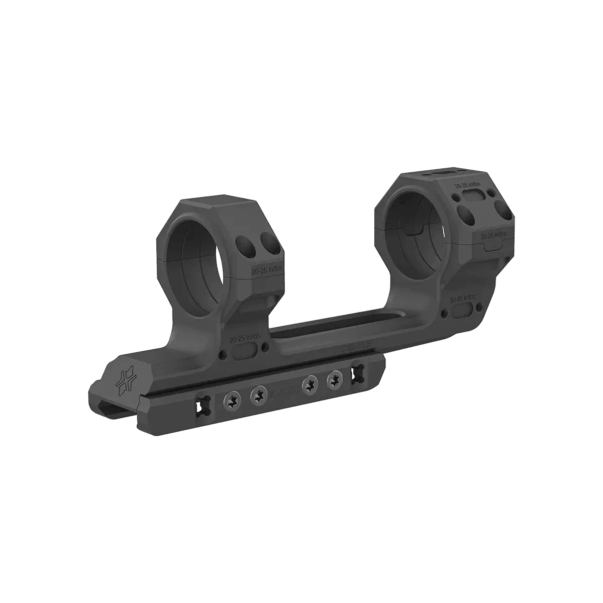 30mm Cantilever | Höhe 38mm | 0MOA Vorneigung (XASR-3076)