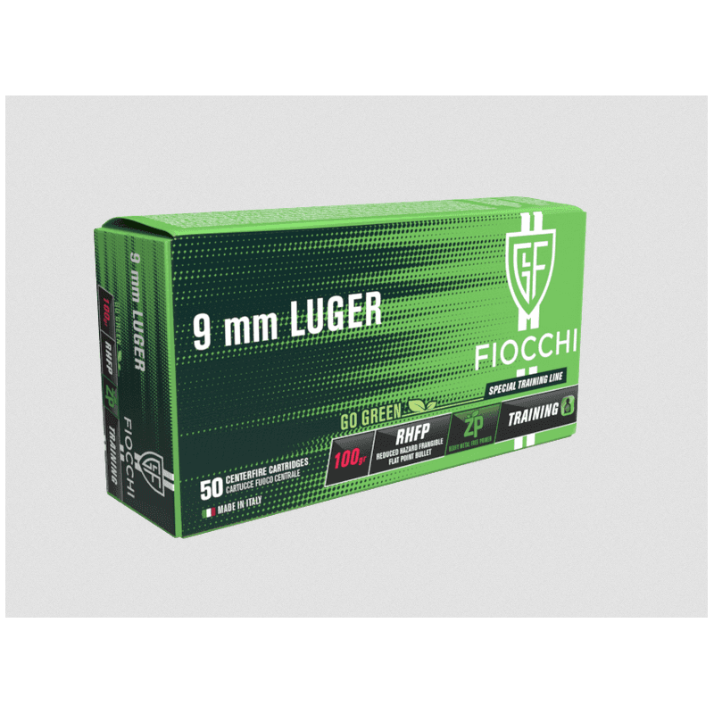 Fiocchi Frangible 9x19mm, 100gr RHFP, 50Schuss