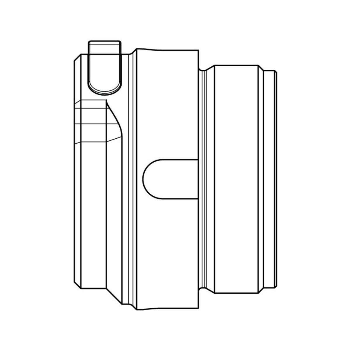 HUB Adapter für PRINT-X Schalldämpfer M.A.R.S QD | .223 Rem./.308 Win. | Stainless