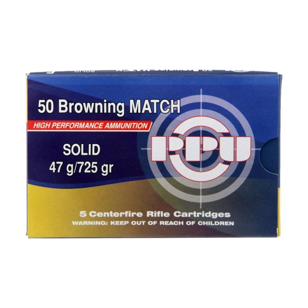 Solid Sniper (A-595) 725gr | .50 BMG | 5 Schuss