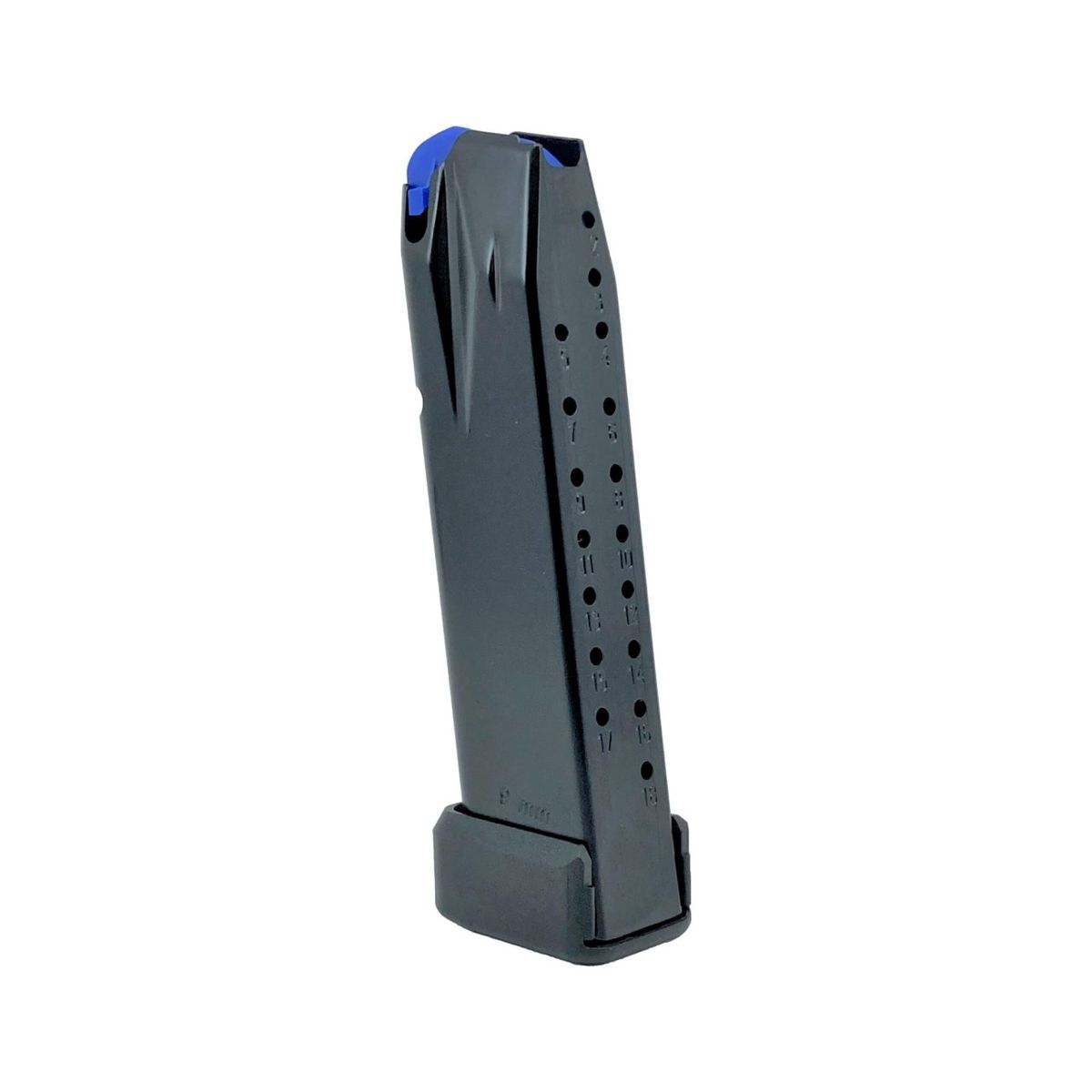PDP/PPQ Compact Magazin | 9mm Para | 18 Schuss | schwarzer Kunststoffboden
