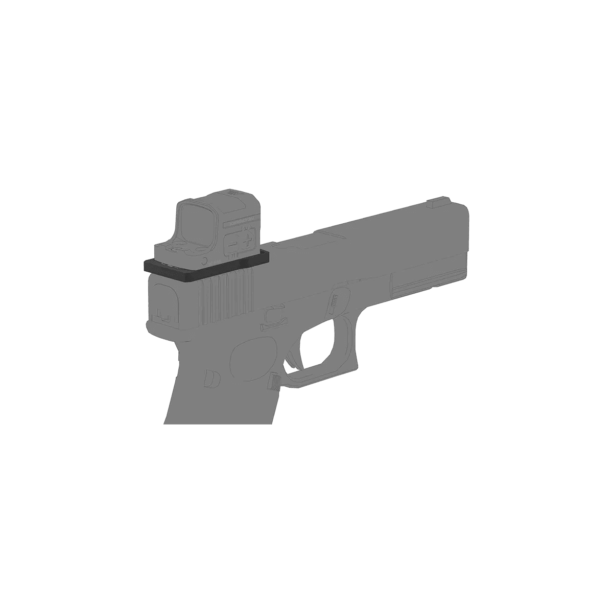 Kimmenmontage Universal auf Glock-Pistolen (SCFRM-GK10 / SCFRM-GK11)
