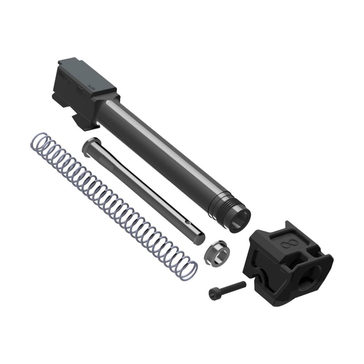 C-Burst Gen3 for Glock 17 Gen5 | Schwarz | M13,5x1L