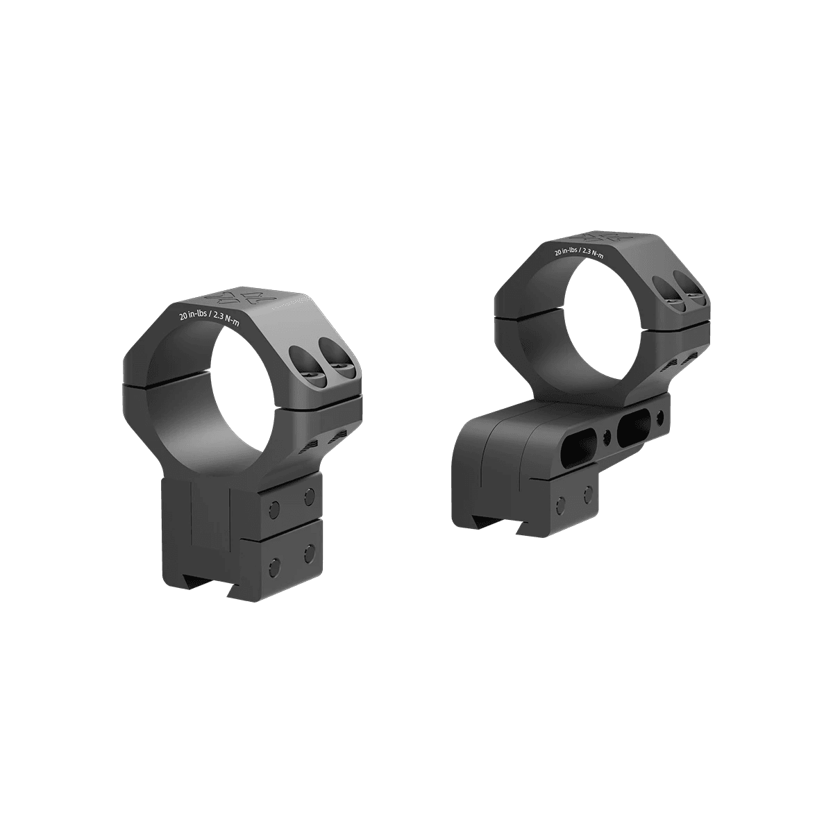 Alu-Ringe Cantilever höhenverstellbar | 30mm Tubus | 11mm Dovetail (XASR-3065)