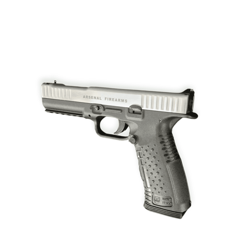 Arsenal Firearms Strike one Kal. 9mmPara, Stainless / Black, duotone