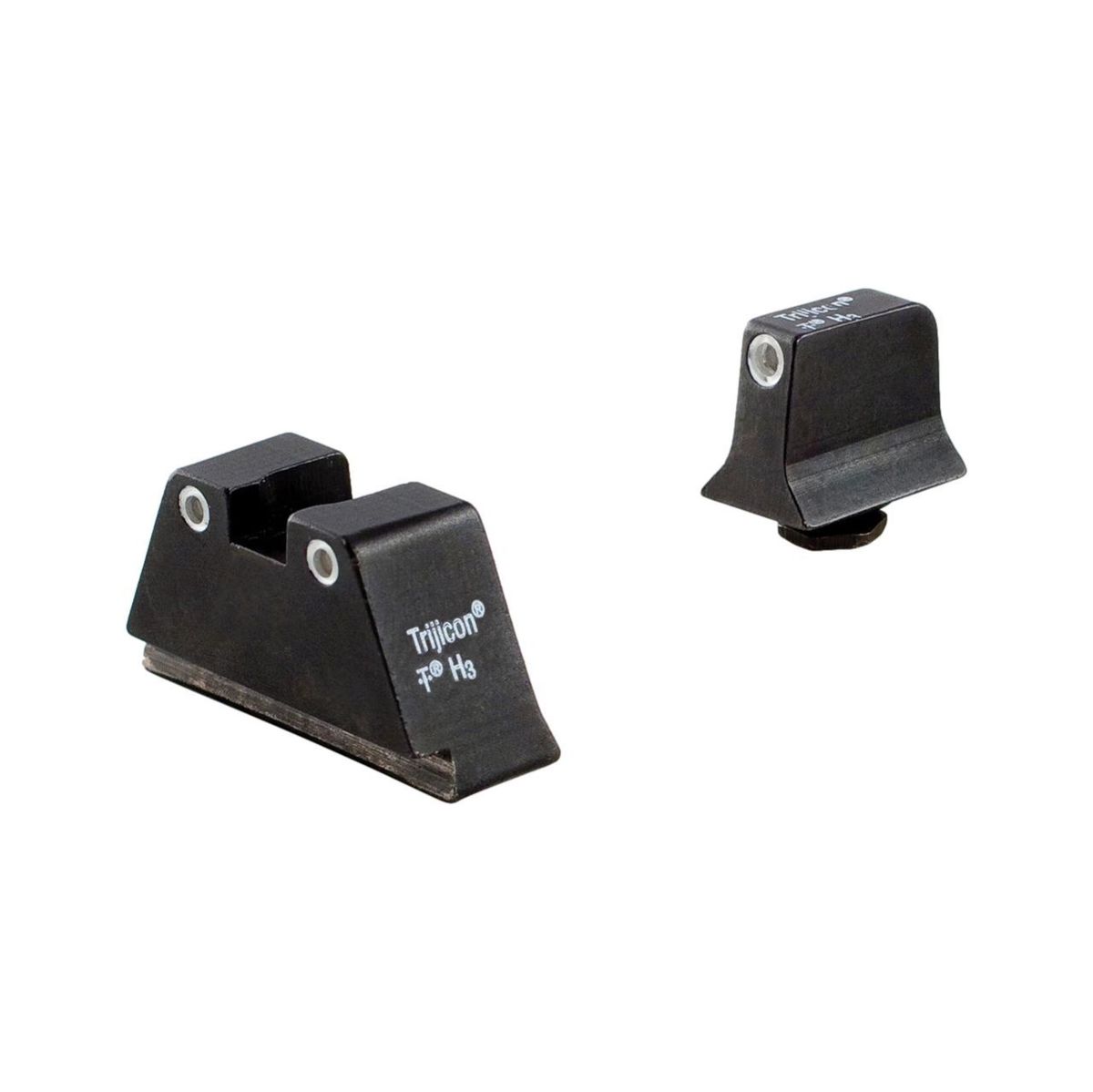 Suppressor/Optic Height Sights | Glock Standard Frames | Green-Yellow Tritium