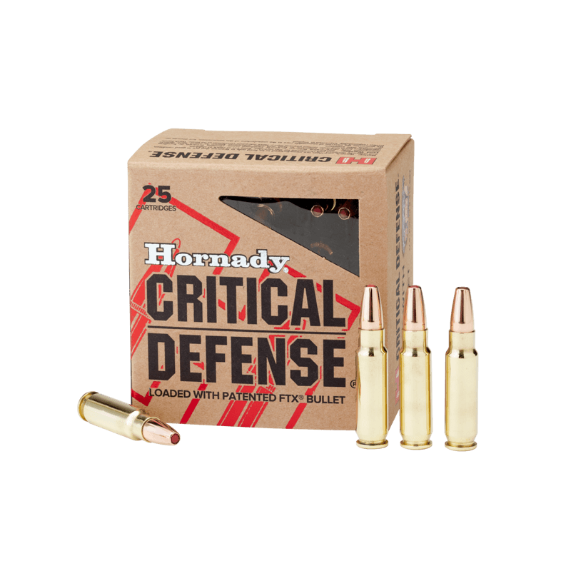 HORNADY CRITICAL DEFENSE RIFLE 223 REM 73 GR FTX (20Schuss)