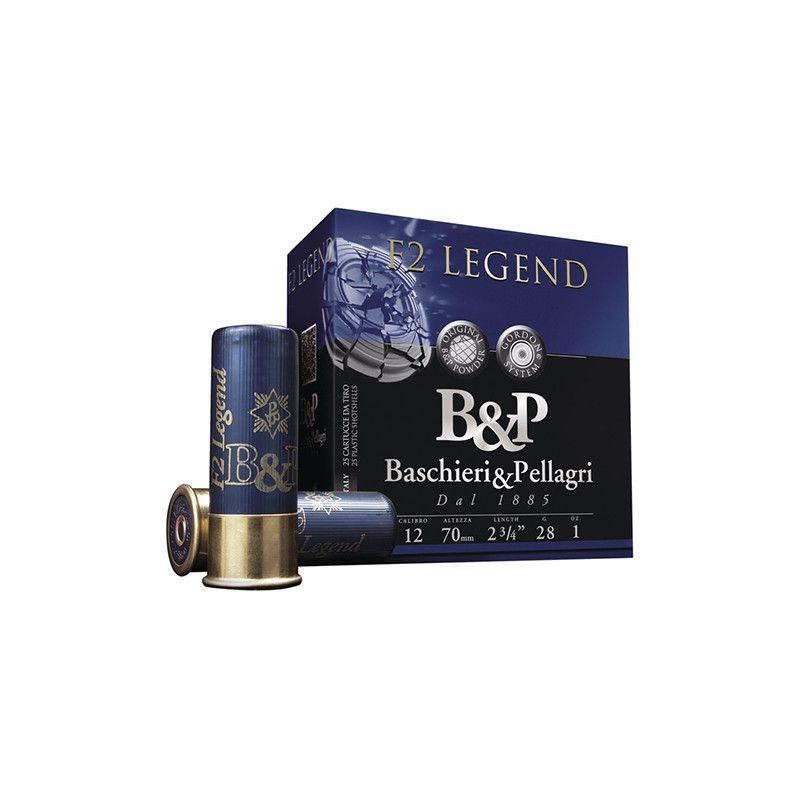 Baschieri & Pellagri Schrotpatrone 12/70 F2 Legend Professional steel plastica 28 g 7