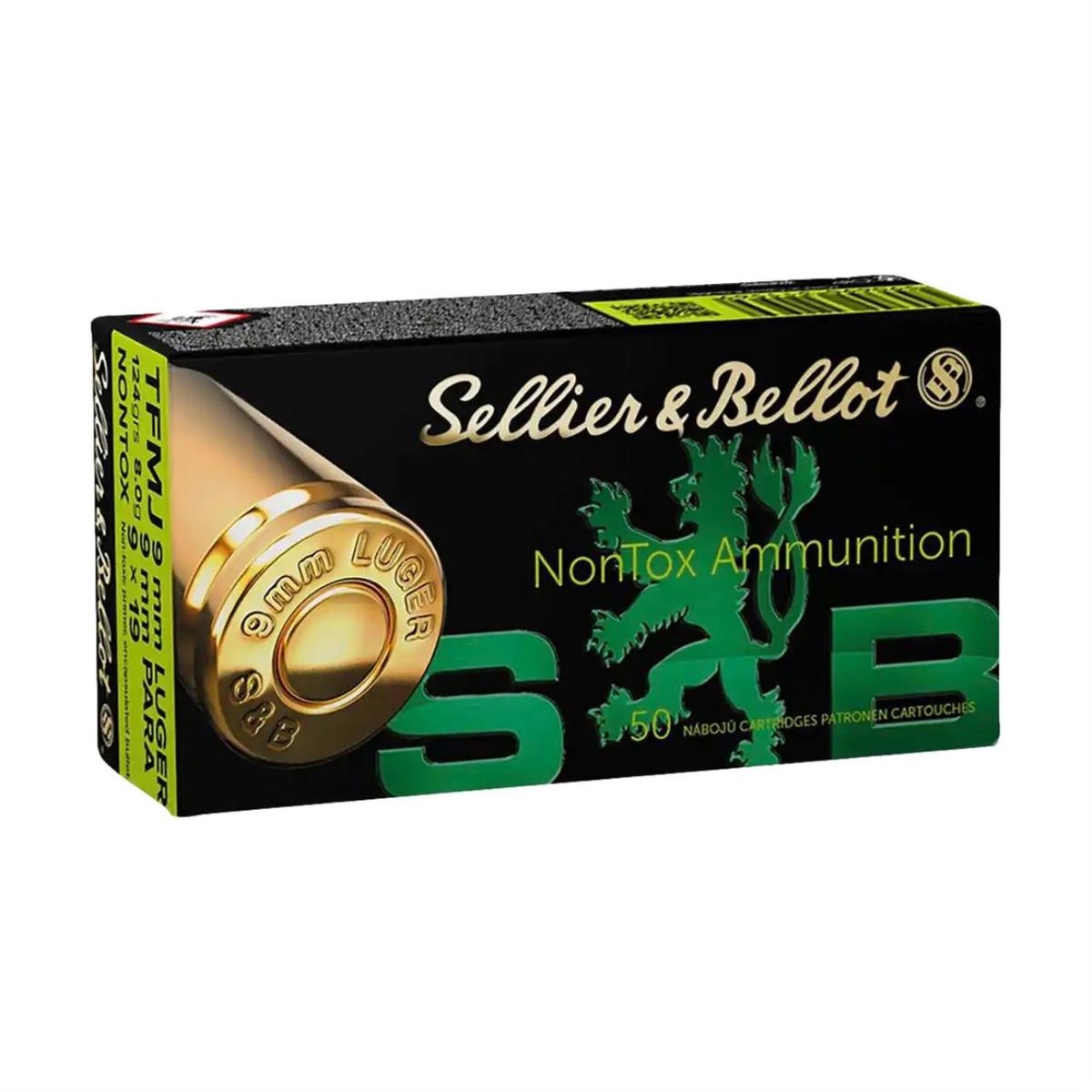 TFMJ (NonTox) | 8g | 124grs | 9mm Para | 1000 Patronen