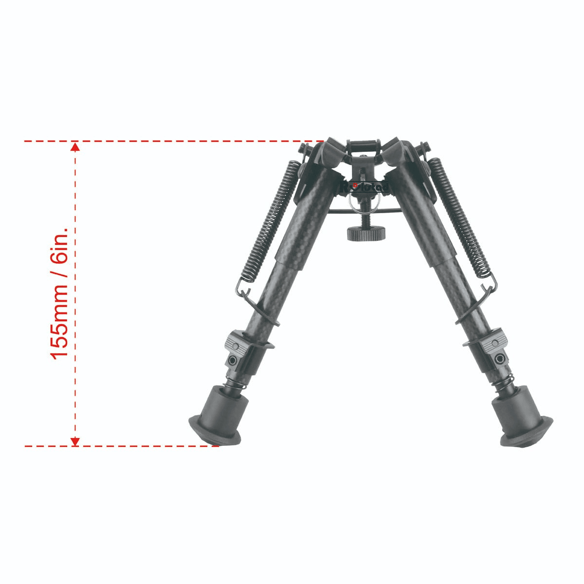 Zweibein Tactical Carbon verschiedene Längen (RSCFP-06 / RSCFP-09)