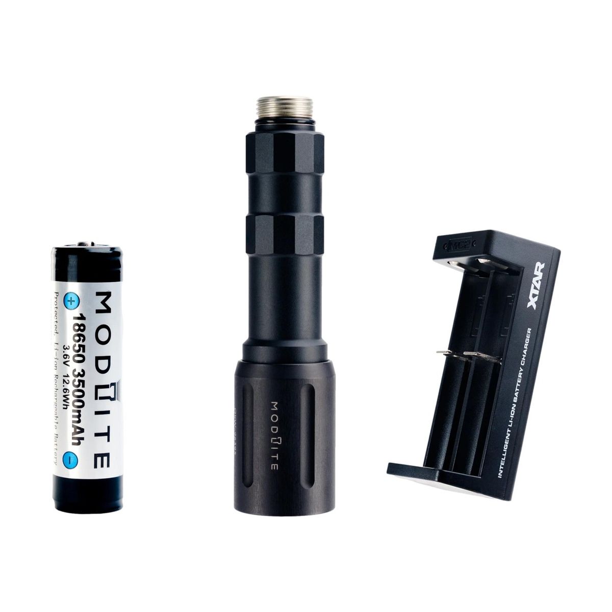PLHv2-18650 WML (no tailcap) | 1350 Lumen | 54'000 Candela - Schwarz