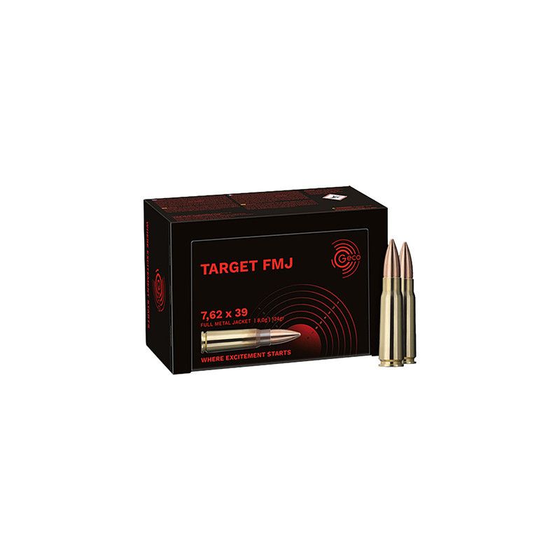 GECO Ammo 7.62x39 Target 8 g / 124 gr