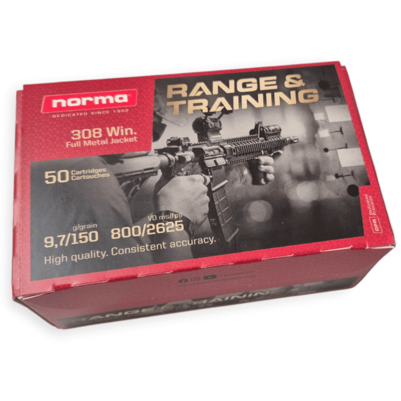 Norma Ammo .308 Win FMJ Range & Training 9.7 g / 150 gr, 50Schuss