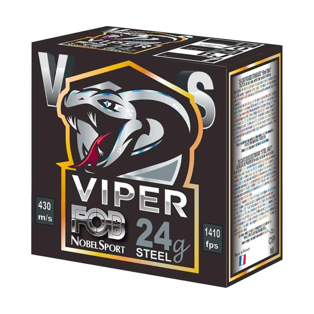 VIPER Steel | 24g | 2,5mm | 12/70 - 25 Patronen