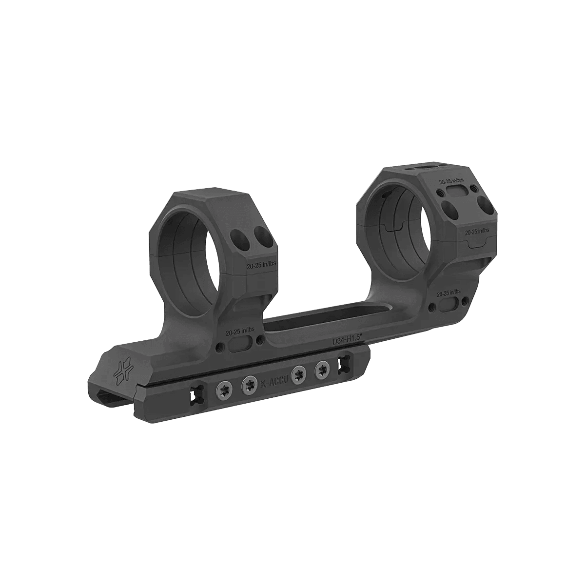 34mm Cantilever | Höhe 38mm | 0MOA Vorneigung (XASR-3476)
