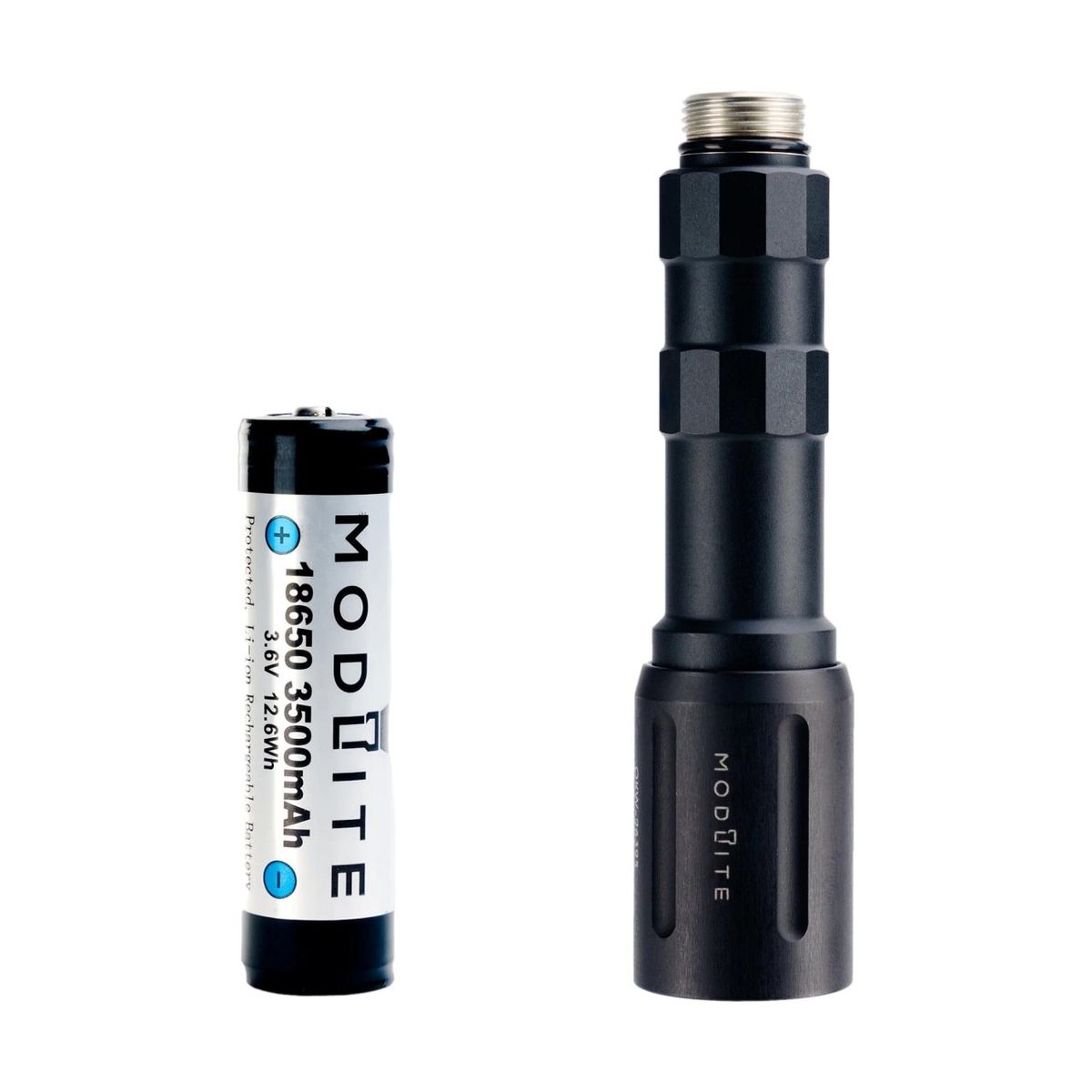 PLHv2-18650 WML (no tailcap or charger) | 1350 Lumen | 54'000 Candela - Schwarz