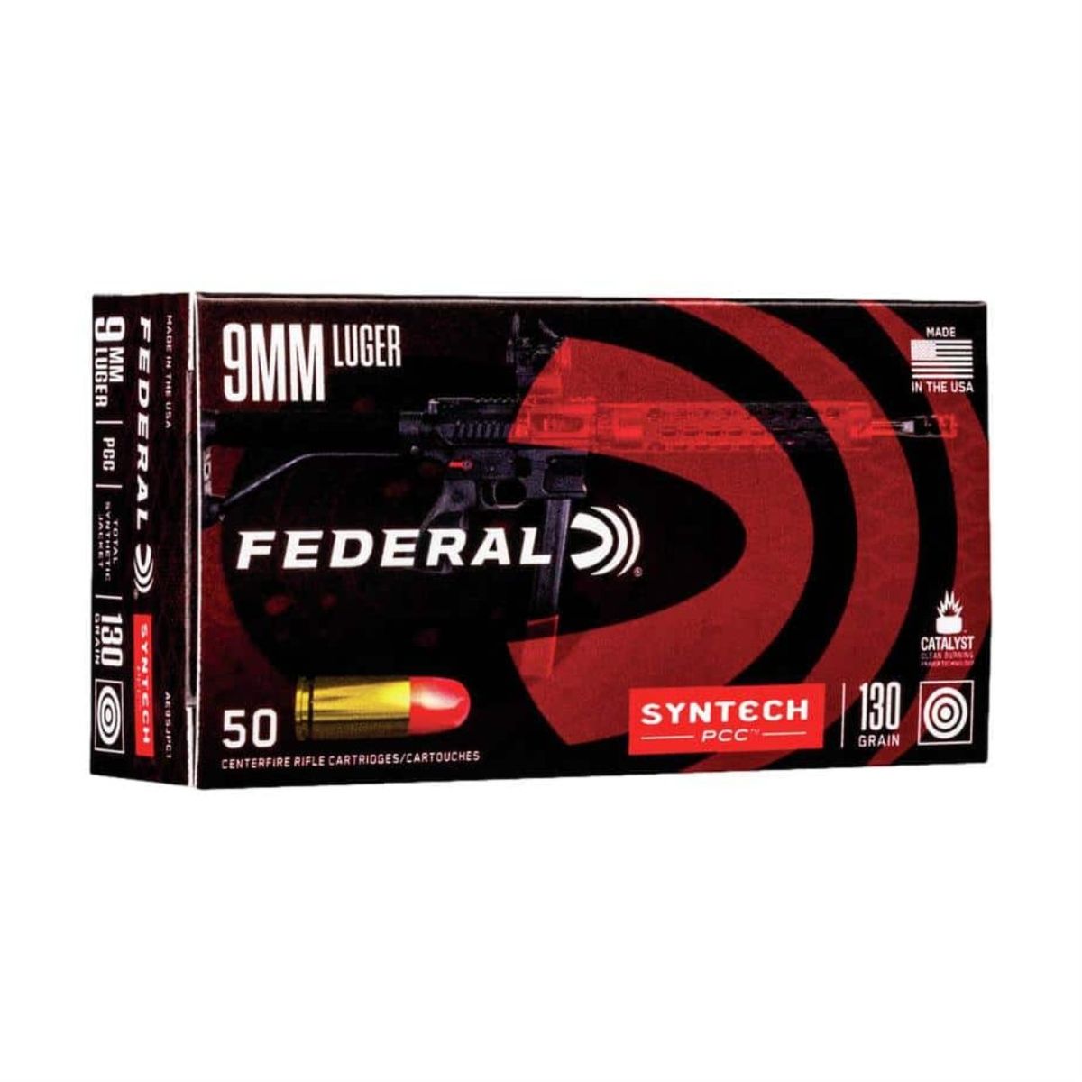 Syntech PCC | 8,4g | 130grs | 9mm Para | 50 Schuss