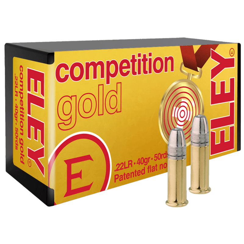 ELEY Competition Gold Kal. .22LR, 40grs  Pack à 50 Schuss
