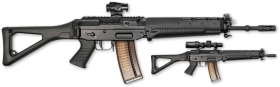 SIG SG551 swat, cal 5.56x45, Picatinny Schiene, LB/ SB