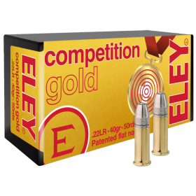 ELEY Competition Gold Kal. .22LR, 40grs  Pack à 50 Schuss